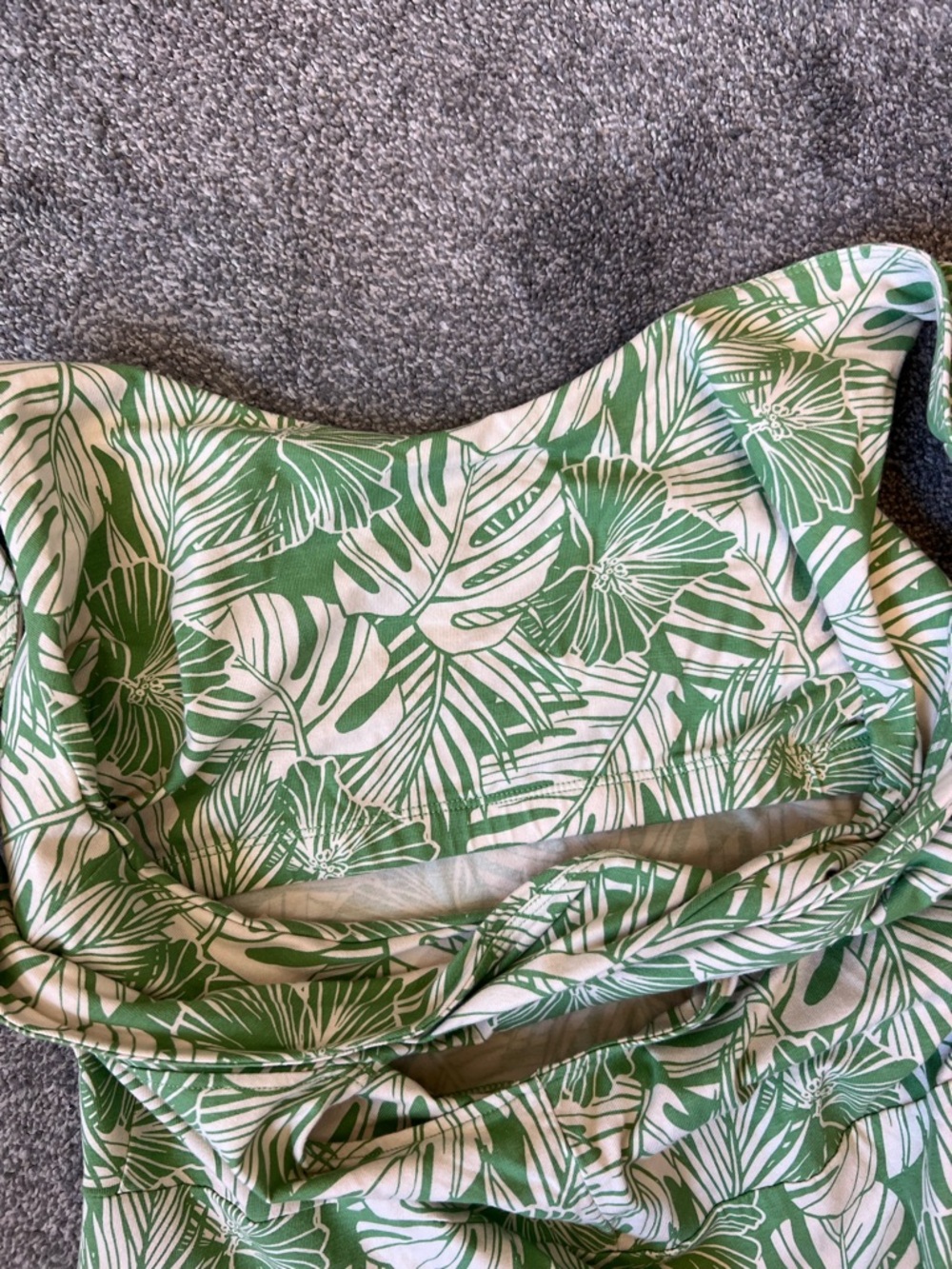 pact jade palms open back fit & flare maxi dress - Picture 14 of 16